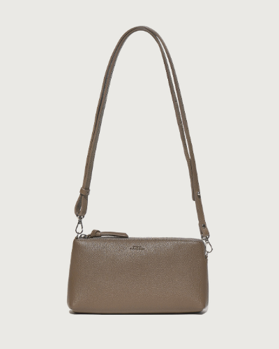 Zipper Mini Bag (지퍼 미니백) / Mud beige