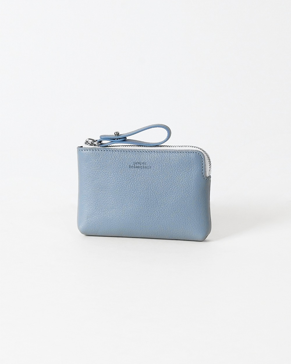 [2차 입고] Proper Zipper Wallet / Fog blue